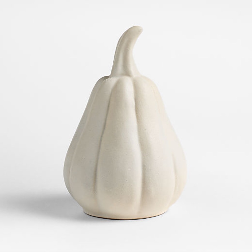 New! Crate&Barrel Ceramic Gourd LIMITED EDITION